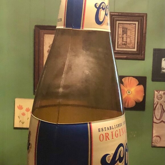 Coors Inflatable Blow Up Man Cave Garage Bar Beer Advertising Bottle - Picture 5 of 7
